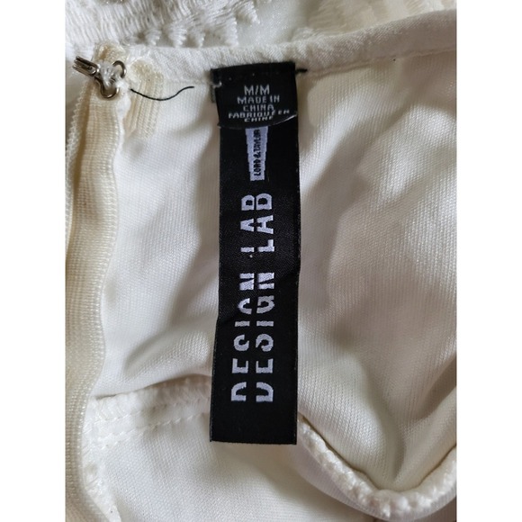 💕ladies cream design lab by lord & taylor sun dress size M - Picture 7 of 7